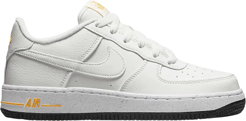  Nike Air Force 1 Impact Next Nature GS &#039;White University Gold&#039;