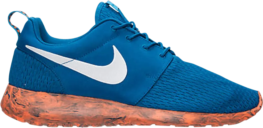  Nike Roshe Run &#039;Military Blue Total Orange&#039; Sample