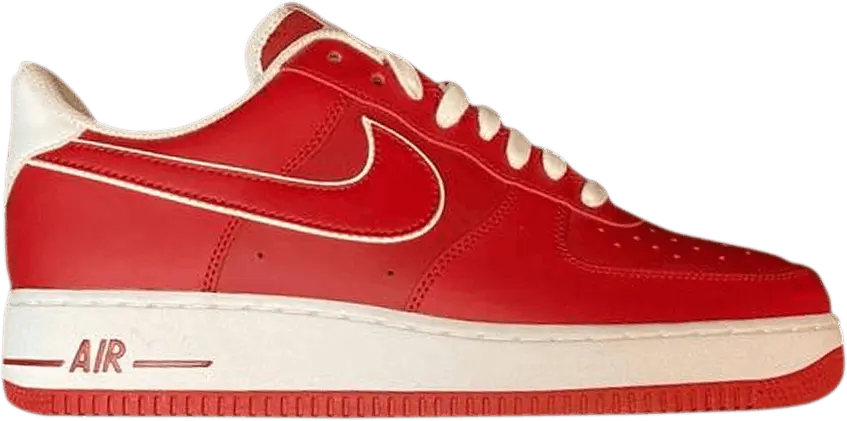  Nike Air Force 1 &#039;07 &#039;Gym Red White&#039; Sample