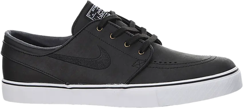  Nike Zoom Stefan Janoski Leather &#039;Black White&#039;