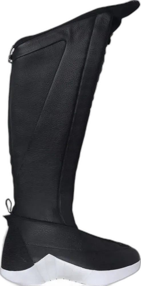 Jordan 15 Retro Boot PSNY Black Leather (Women&#039;s)
