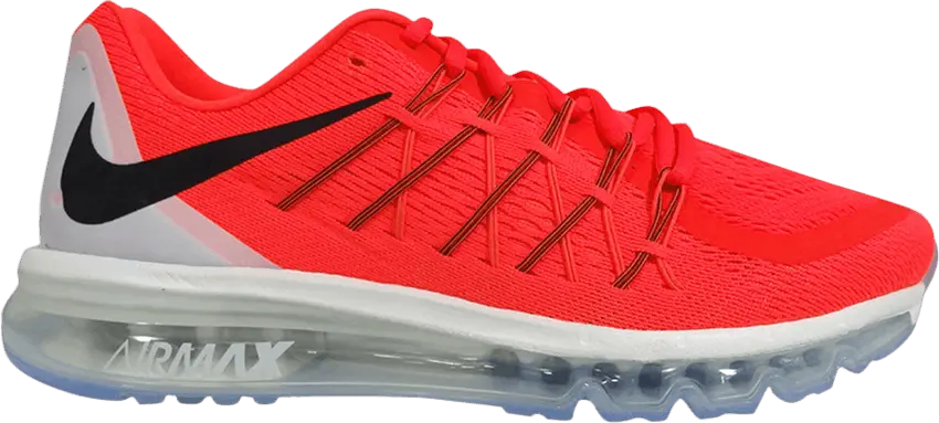  Nike Air Max 2015 Bright Crimson Black-Smmt White