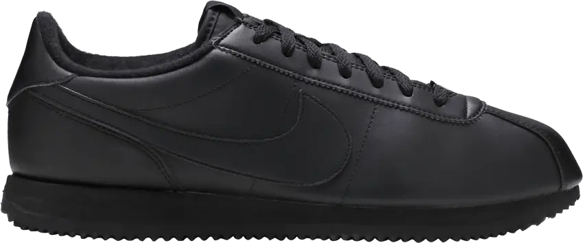  Nike Cortez Basic Leather Triple Black