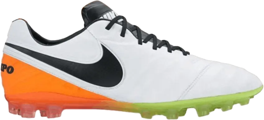  Nike Tiempo Legend 6 AG-R ACC &#039;White Orange Volt&#039;