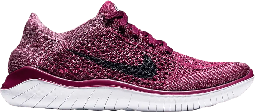  Nike Free RN Flyknit 2018 Raspberry Red (Women&#039;s)