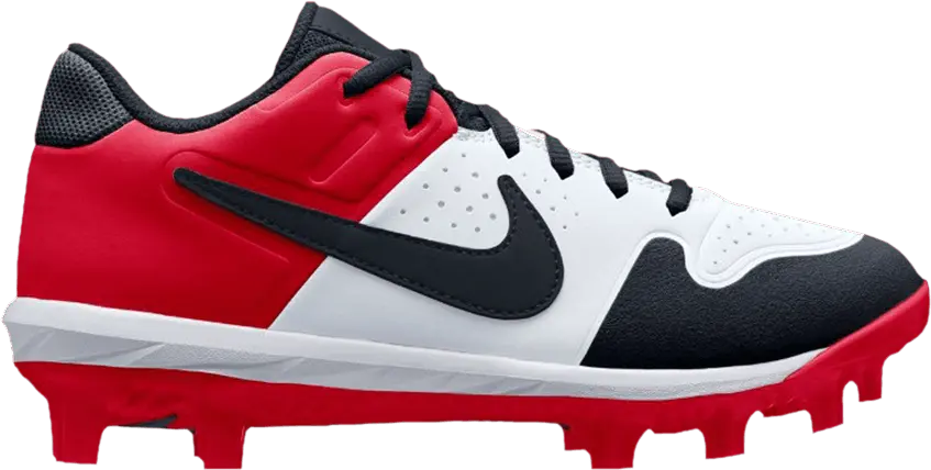 Nike Alpha Huarache Varsity Low MCS &#039;White University Red&#039;
