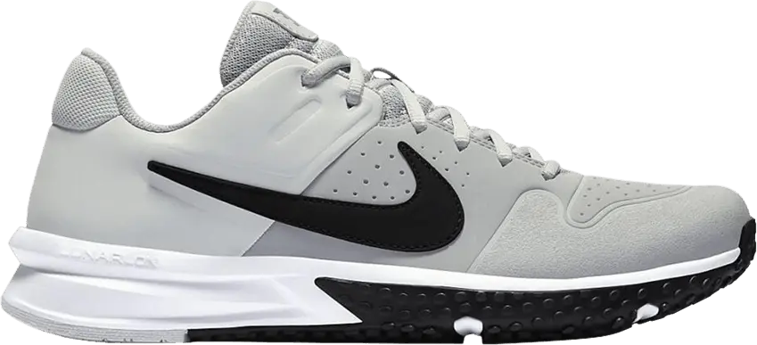  Nike Alpha Huarache Varsity Turf &#039;Wolf Grey Black&#039;