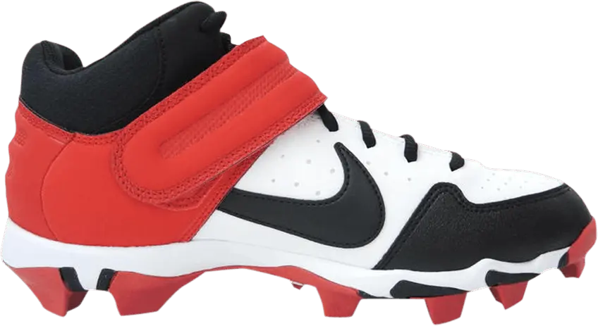  Nike Alpha Huarache Varsity Mid Keystone &#039;White Varsity Red&#039;