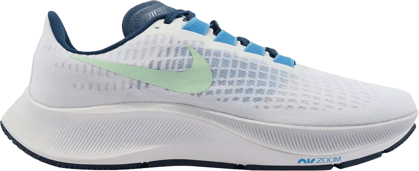  Nike Air Zoom Pegasus 37 &#039;White Blue Cucumber&#039;