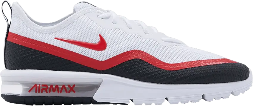  Nike Air Max Sequent 4.5 SE &#039;White Black University Red&#039;