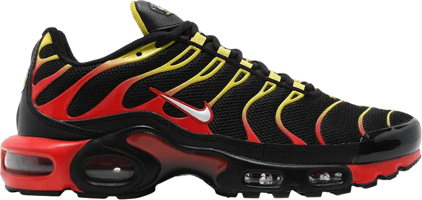  Nike Air Max Plus Gradient Black Red Yellow