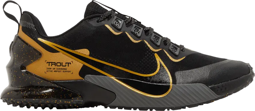  Nike Force Zoom Trout LTD TF &#039;Black Metallic Gold&#039;