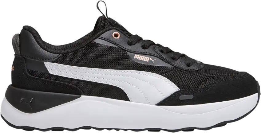  Puma Wmns Runtamed Platform &#039;Black White&#039;