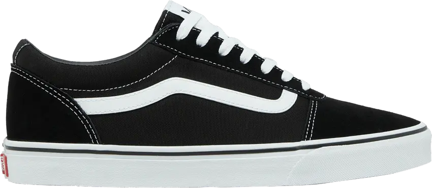  Vans Ward Suede Canvas &#039;Black White&#039;