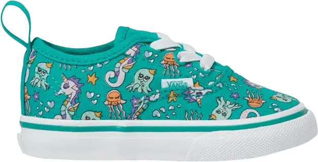  Vans Authentic Elastic Toddler &#039;Sea Party&#039;