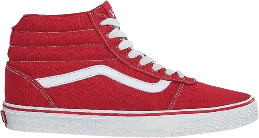  Vans Ward High Kids &#039;Racing Red&#039;