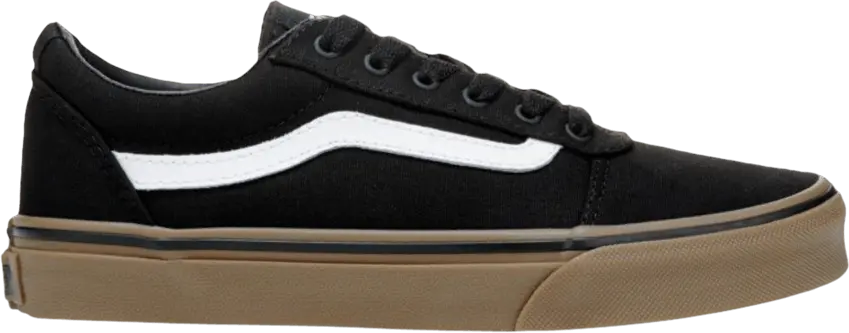  Vans Ward Kids &#039;Black Gum&#039;