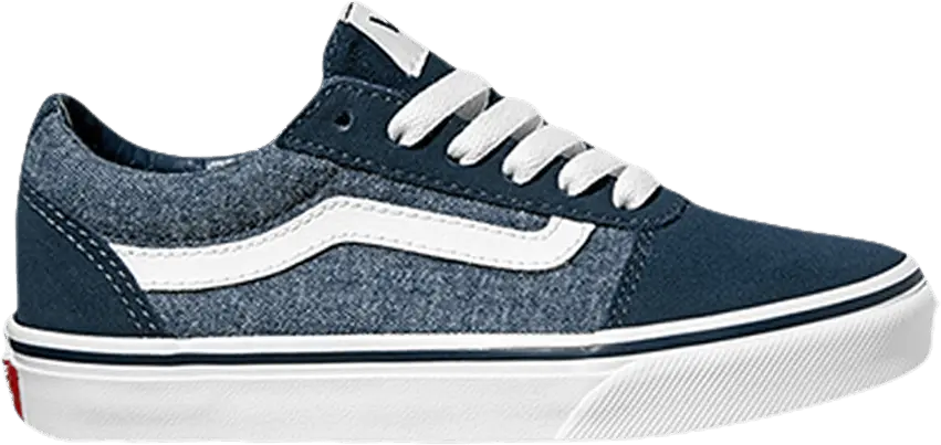  Vans Ward Kids &#039;Chambray - Dress Blues&#039;