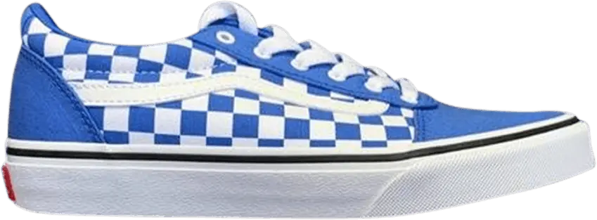  Vans Ward Kids &#039;Checkerboard - Nebulas Blue&#039;