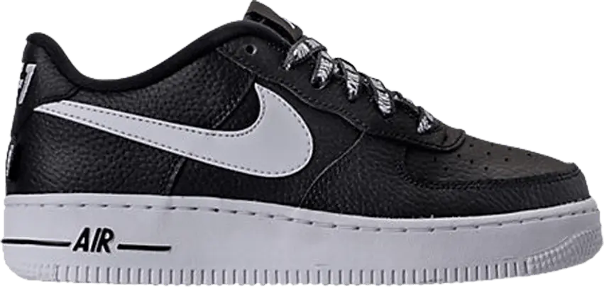  Nike Air Force 1 Low NBA Black White (GS)