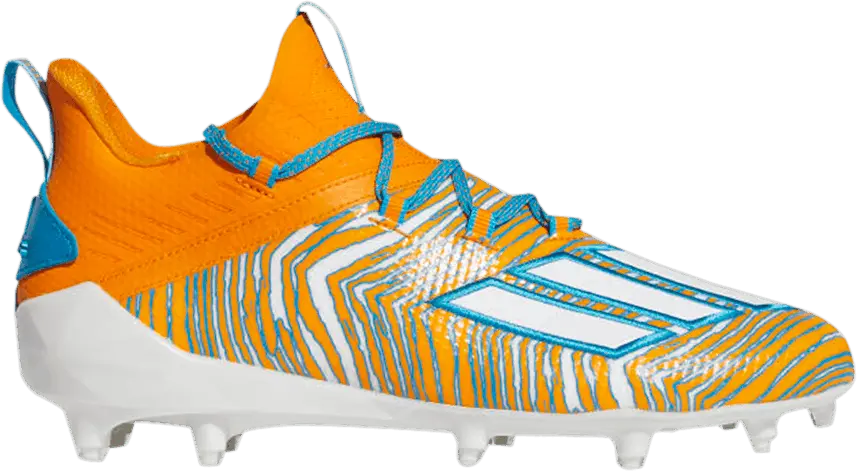 Adidas Adizero 10 Zubaz &#039;Bright Orange&#039;