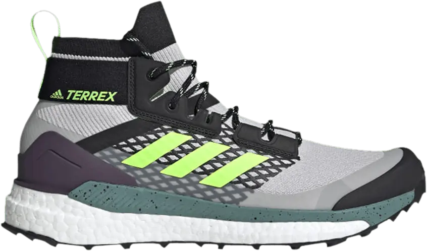  Adidas Terrex Free Hiker &#039;Grey Signal Green&#039;