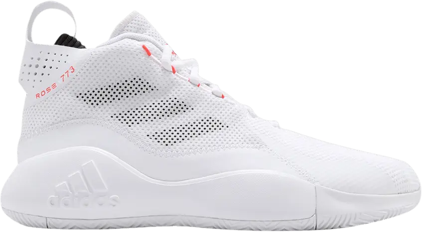  Adidas D Rose 773 2020 &#039;White Solar Red&#039;