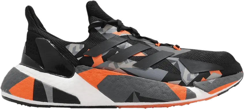  Adidas X9000L4 &#039;Black Signal Orange&#039;