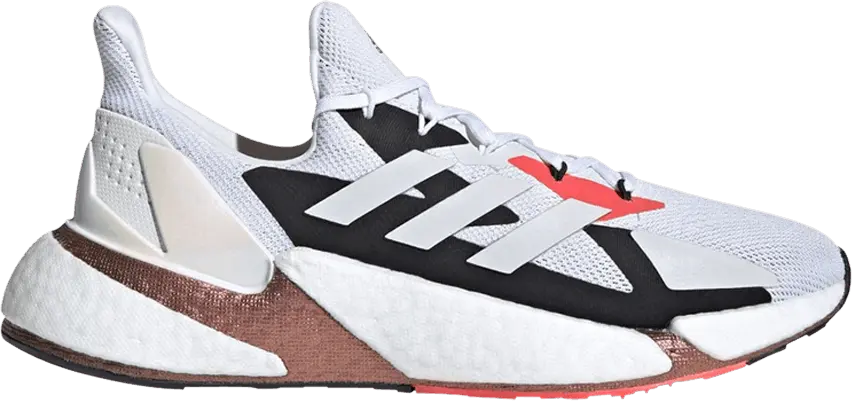  Adidas adidas X9000L4 Boost White Solar Red Bronze