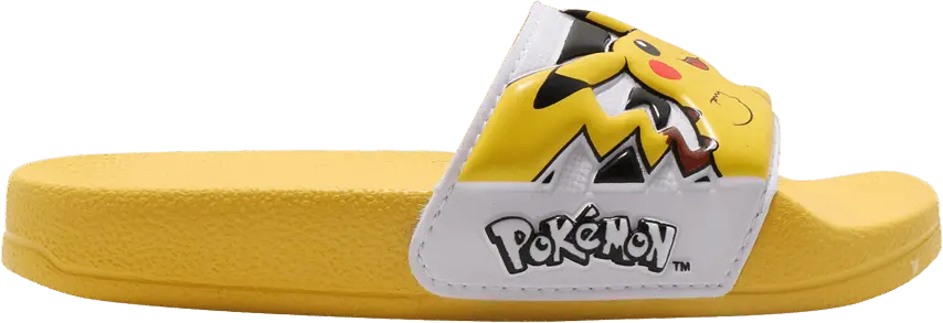  Adidas Pokemon x Adilette Shower Slides J &#039;Pikachu&#039;