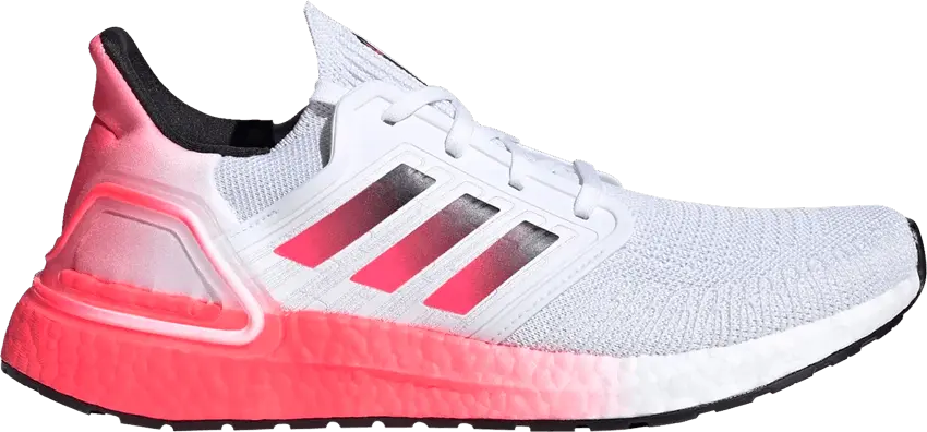  Adidas UltraBoost 20 &#039;White Signal Pink&#039;