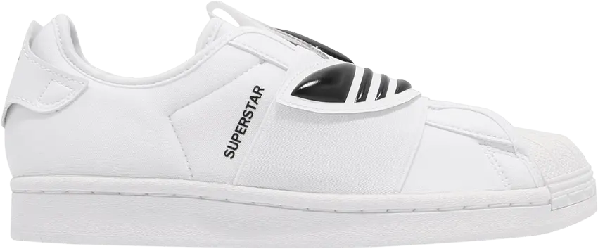  Adidas Superstar Slip-On &#039;Trefoil Band - White Black&#039;