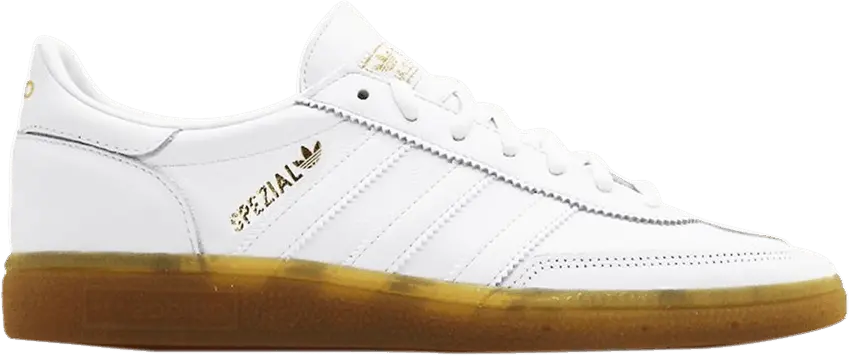  Adidas Handball Spezial &#039;White Gold Metallic Gum&#039;