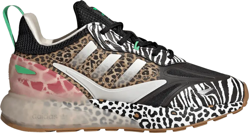  Adidas ZX 2K Boost 2.0 J &#039;Leopard&#039;