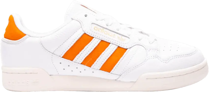  Adidas Continental 80 Stripes &#039;White Orange Rush&#039;