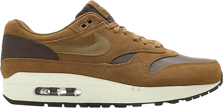  Nike Air Max 1 Premium Leather Ale Brown