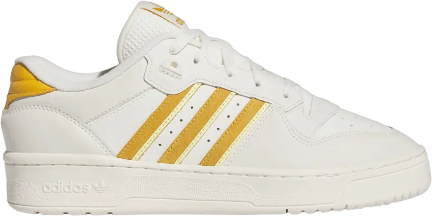  Adidas Rivalry Low &#039;Cloud White Easy Yellow&#039;
