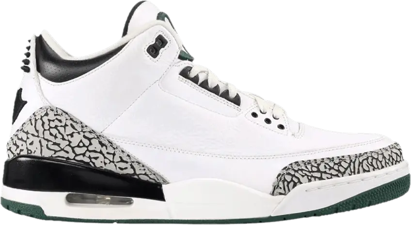  Air Jordan 3 Retro &#039;Oregon Pit Crew - Home&#039; 2022 Sample