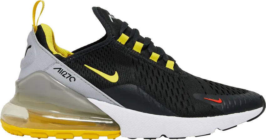  Nike Air Max 270 GS &#039;Anthracite Yellow Strike&#039;
