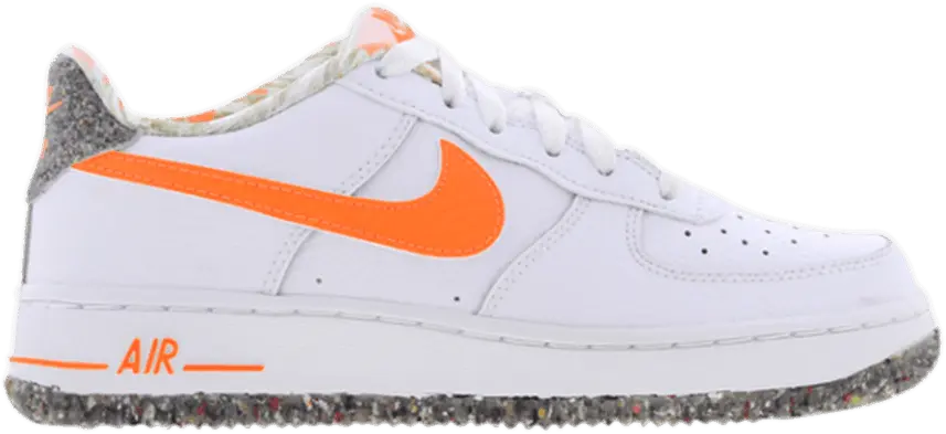  Nike Air Force 1 LV8 GS &#039;White Total Orange Crater&#039;