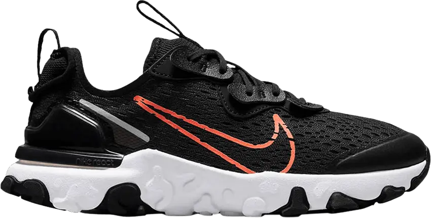 Nike React Vision GS &#039;Black Total Orange&#039;