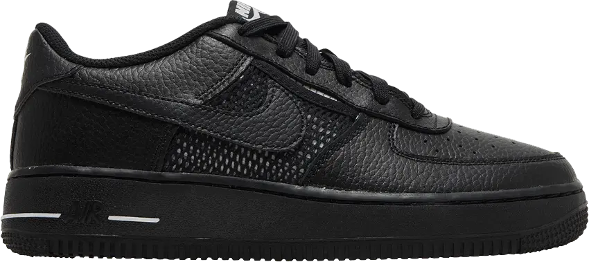  Nike Air Force 1 LV8 GS &#039;Mesh Pocket - Black&#039;