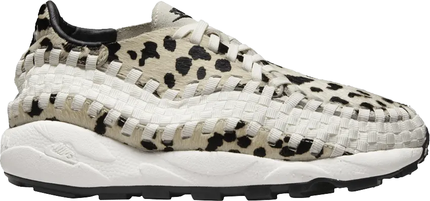  Nike Wmns Air Footscape Woven &#039;White Cow Print&#039;