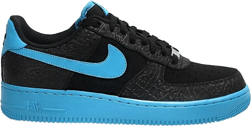  Nike Air Force 1 Low &#039;Black Vivid Blue&#039;
