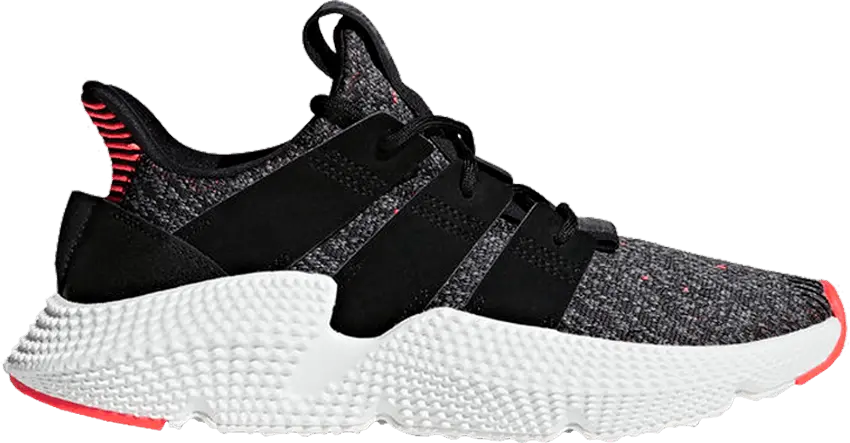  Adidas adidas Prophere Core Black Solar Red (Women&#039;s)