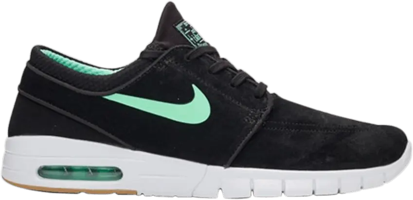 Nike Stefan Janoski Max L &#039;Black Green Glow&#039;