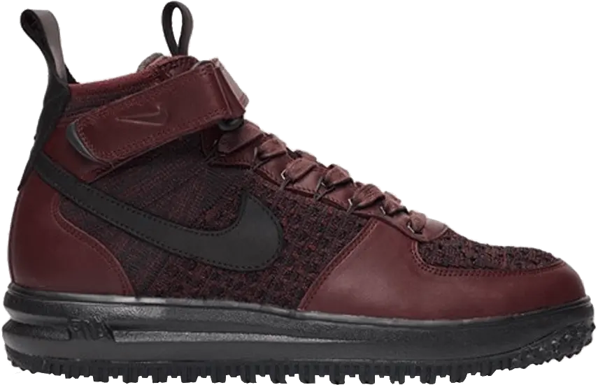  Nike Lunar Force 1 Flyknit Workboot Deep Burgundy/Black