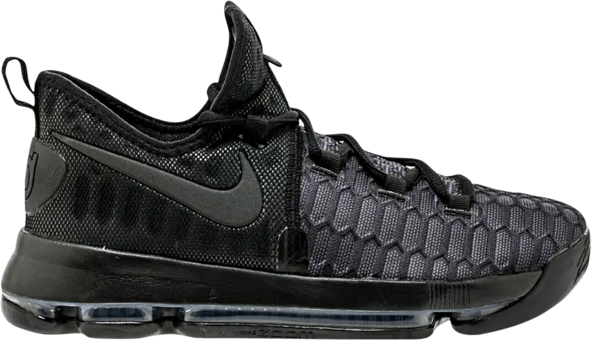  Nike KD 9 Triple Black (GS)