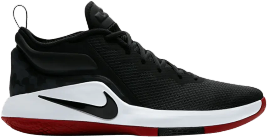 Nike Lebron Witness II Black Black-White-Gym Red