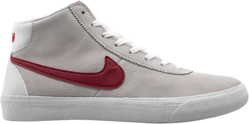  Nike Wmns Bruin High SB &#039;Summit White Red&#039;